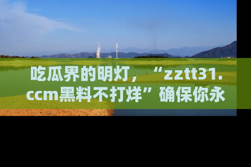 吃瓜界的明灯，“zztt31.ccm黑料不打烊”确保你永不迷路！