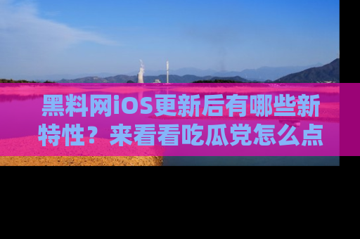 黑料网iOS更新后有哪些新特性？来看看吃瓜党怎么点评！