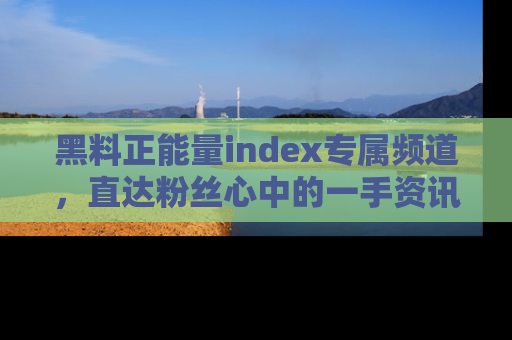 黑料正能量index专属频道，直达粉丝心中的一手资讯！