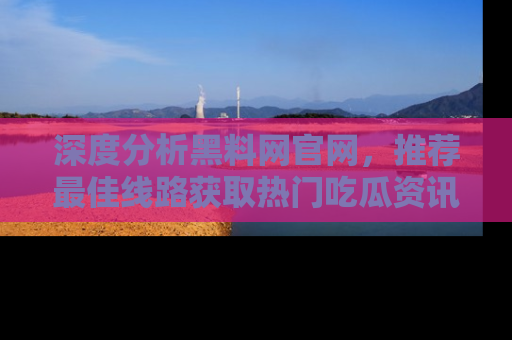 深度分析黑料网官网，推荐最佳线路获取热门吃瓜资讯