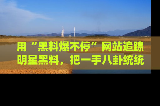 用“黑料爆不停”网站追踪明星黑料，把一手八卦统统收进你的后宫中！