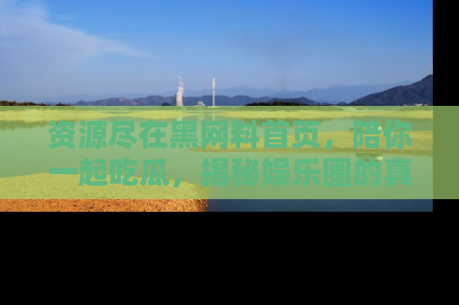 资源尽在黑网料首页，陪你一起吃瓜，揭秘娱乐圈的真实内幕